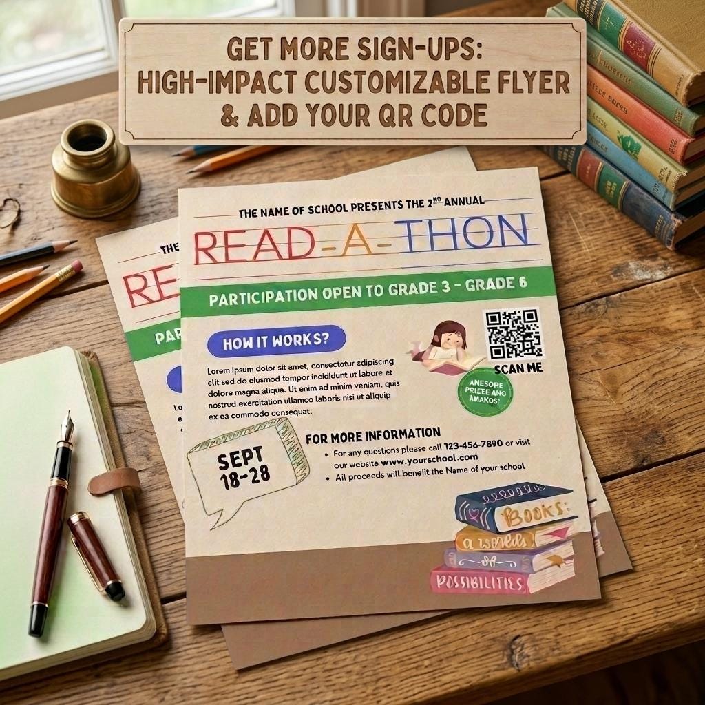 Editable Canva School Event Flyer Templates (Digital Download)