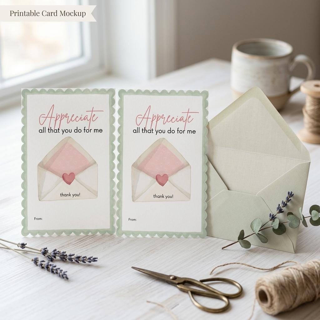 Gift Card Holder-Thank you card