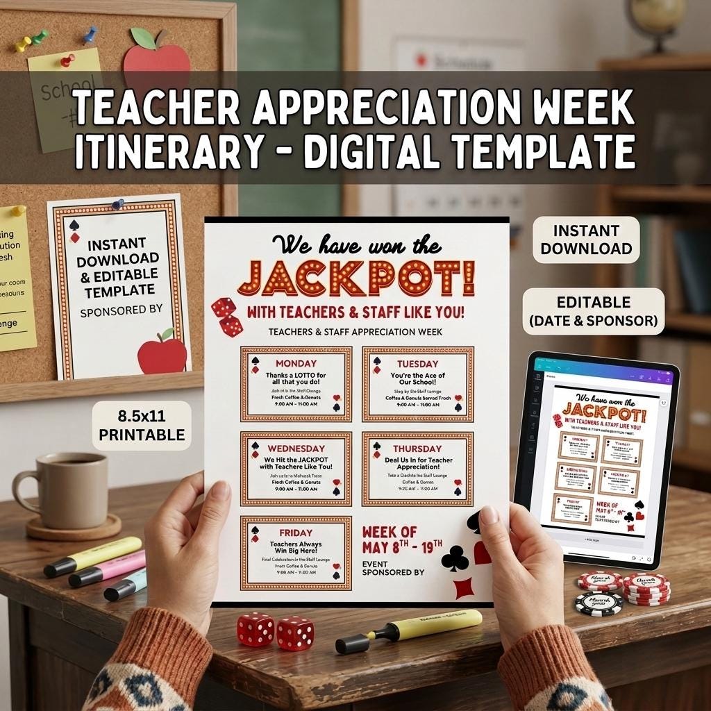 Editable Canva School Event Flyer Templates (Digital Download)